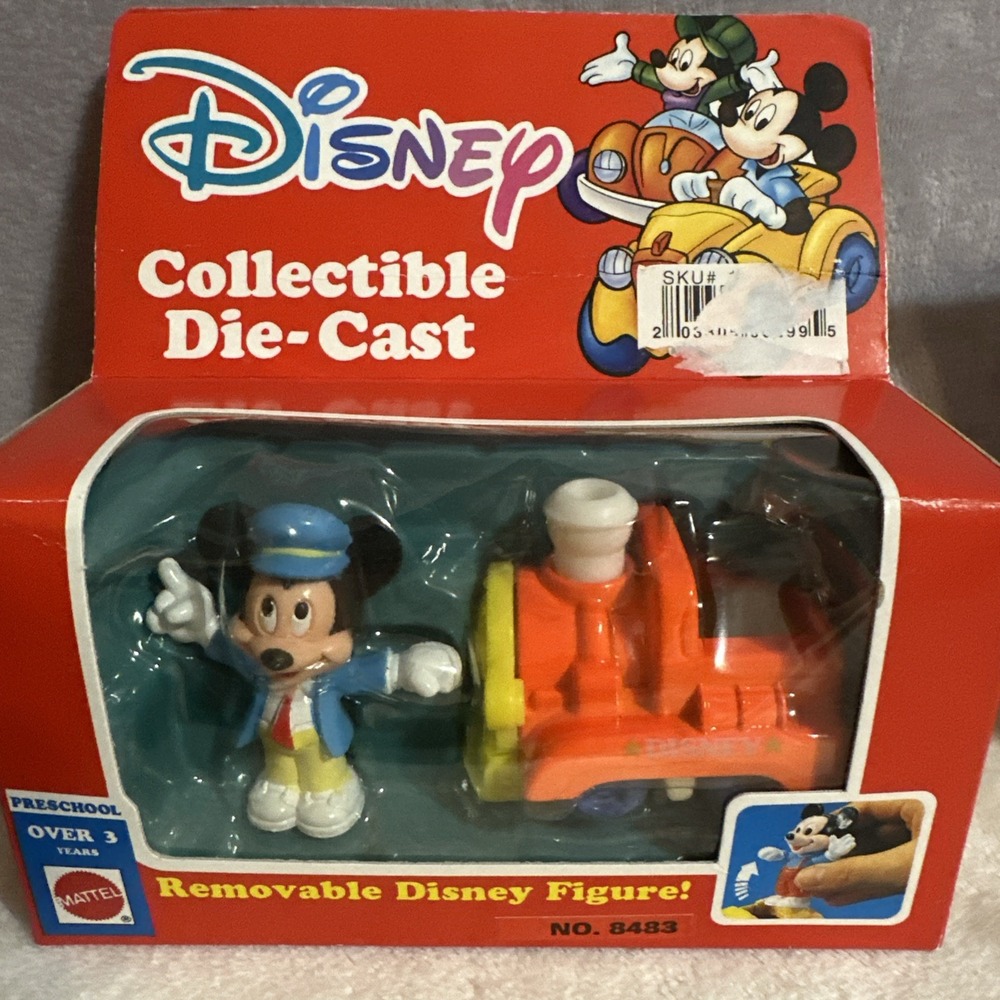 MATTEL DISNEY COLLECTIBLE DIE-CAST No. 6466‎ Mickey Brand New Vintage Toy